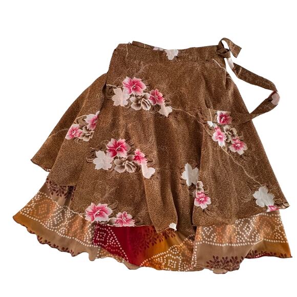 Double layer wrap skirt - Picture 1 of 5